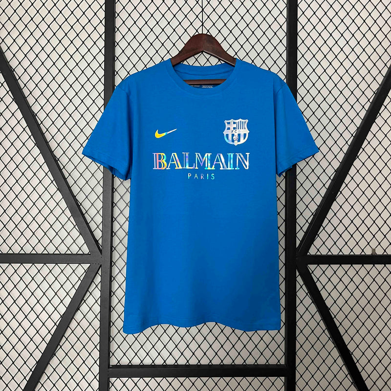 CAMISA DO BARCELONA 24/25 AZUL EDIÇÃO ESPECIAL