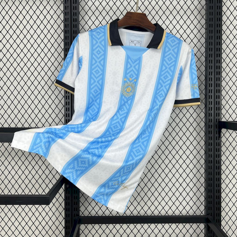 CAMISA DA SELEÇÃO DA ARGENTINA 24/25 BRANCO EDIÇÃO ESPECIAL