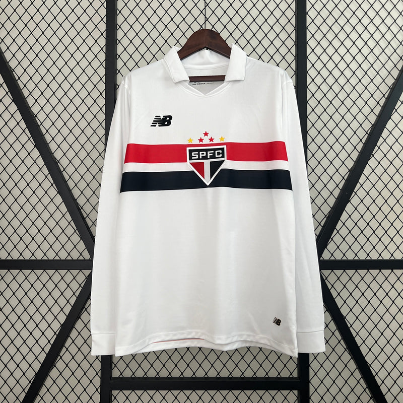 CAMISA MANGA LONGA DO SÃO PAULO 24/25 BRANCO