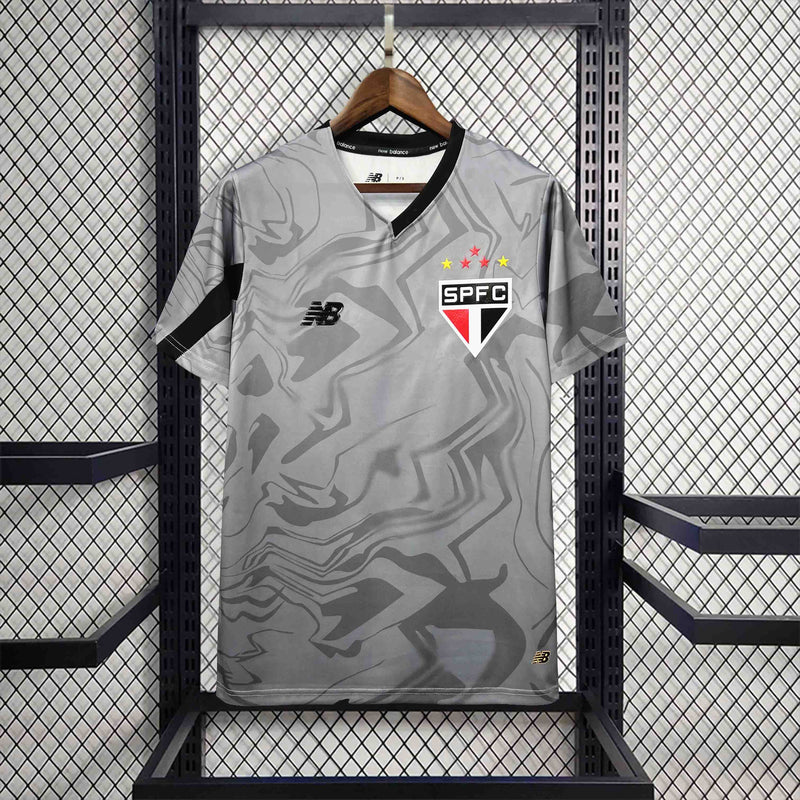 CAMISA DO SÃO PAULO 24/25 CINZA GOLEIRO