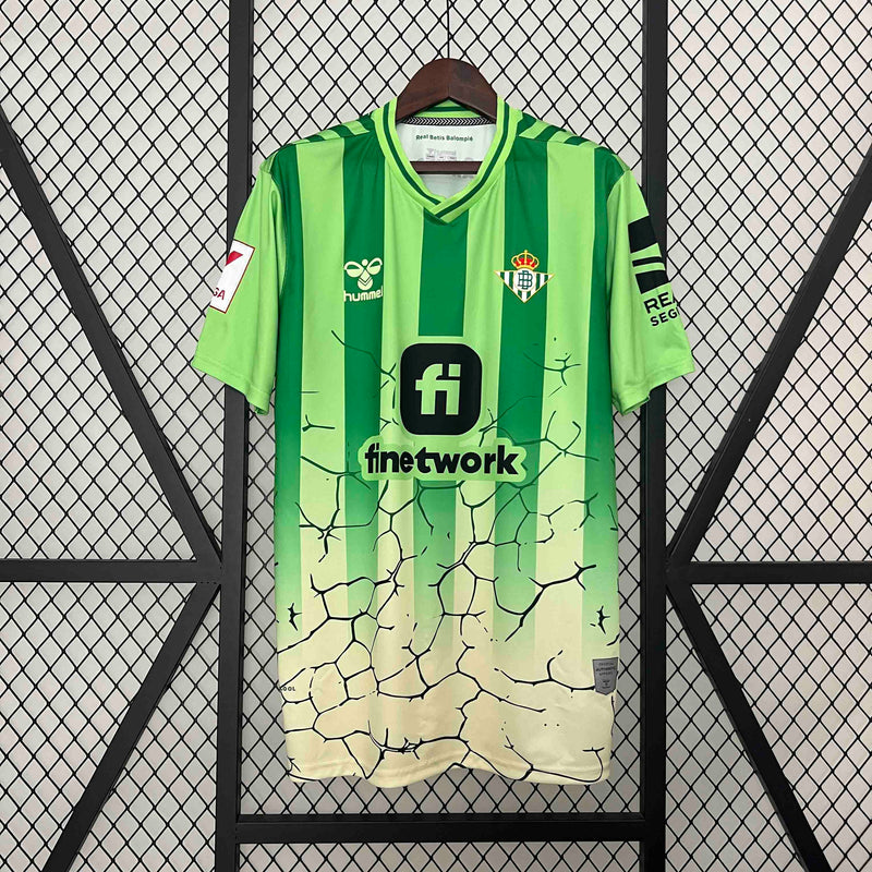 CAMISA DO REAL BATIS 24/25 VERDE E BRANCO EDIÇÃO ESPECIAL