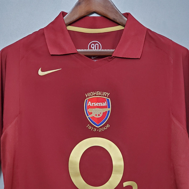 Camisa Retrô Arsenal 2005/06 Home - ResPeita Sports