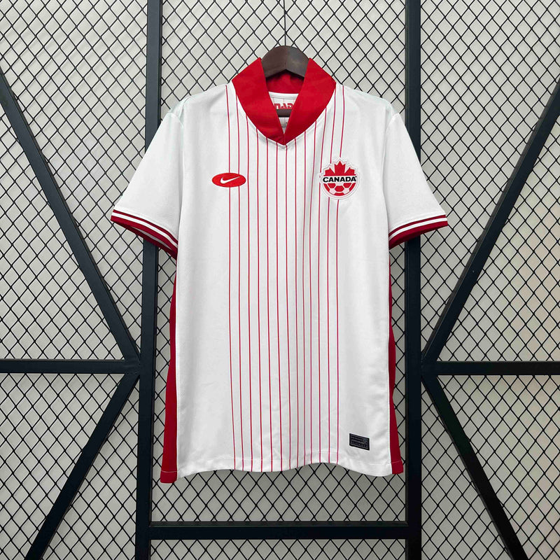 CAMISA DA SELEÇÃO DO CANADA 25/26 BRANCO