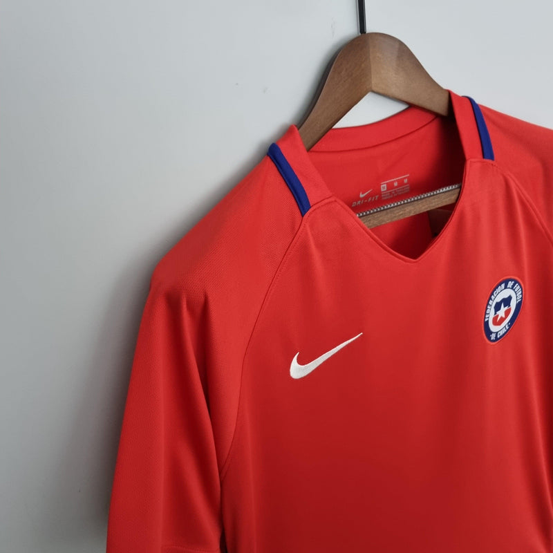 Camisa Retrô Seleção Chile 2016/17 Home - ResPeita Sports