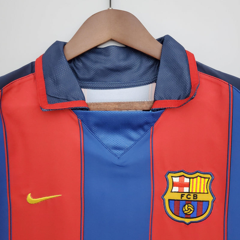 Camisa Retrô FC Barcelona 2003/04 Home - ResPeita Sports