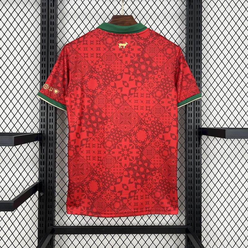 CAMISA DA SELEÇÃO DE PORTUGAL 24/25 VERMELHO EDIÇÃO ESPECIAL