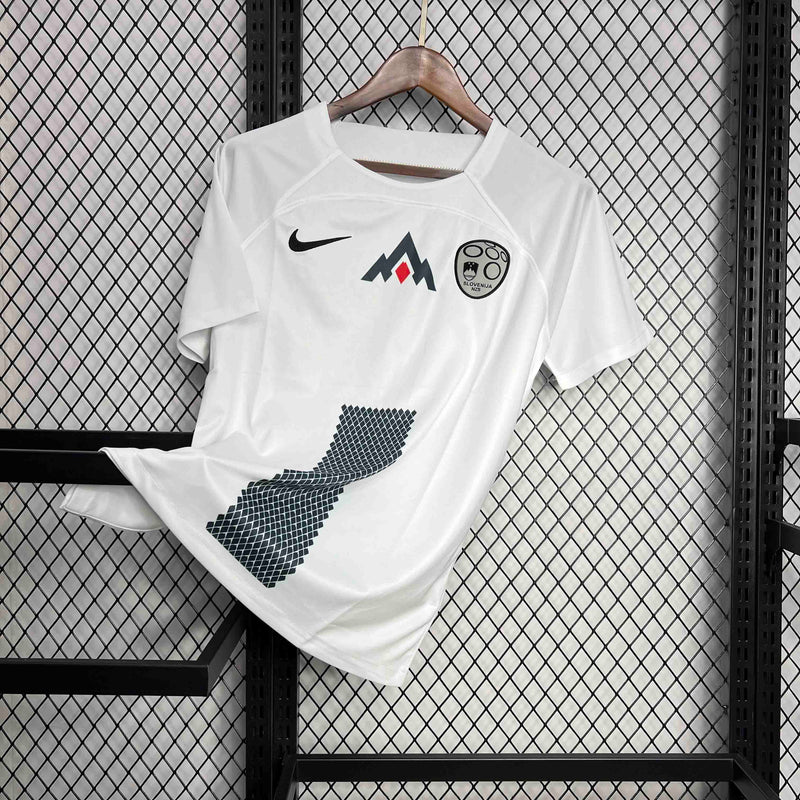 CAMISA DA SELEÇÃO DA ESLOVENIA 25/26 BRANCO