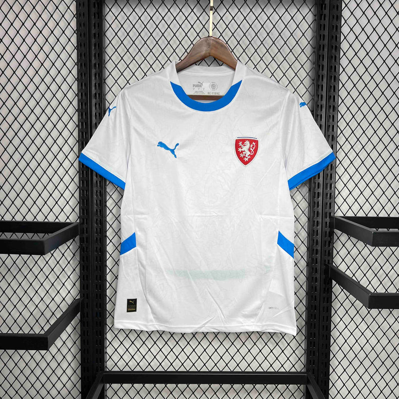 CAMISA DA SELEÇÃO DA REPUBLICA TCHECA 25/26 BRANCO