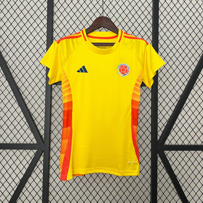 CAMISA FEMININA DO COLOMBIA 24/25 AMARELO