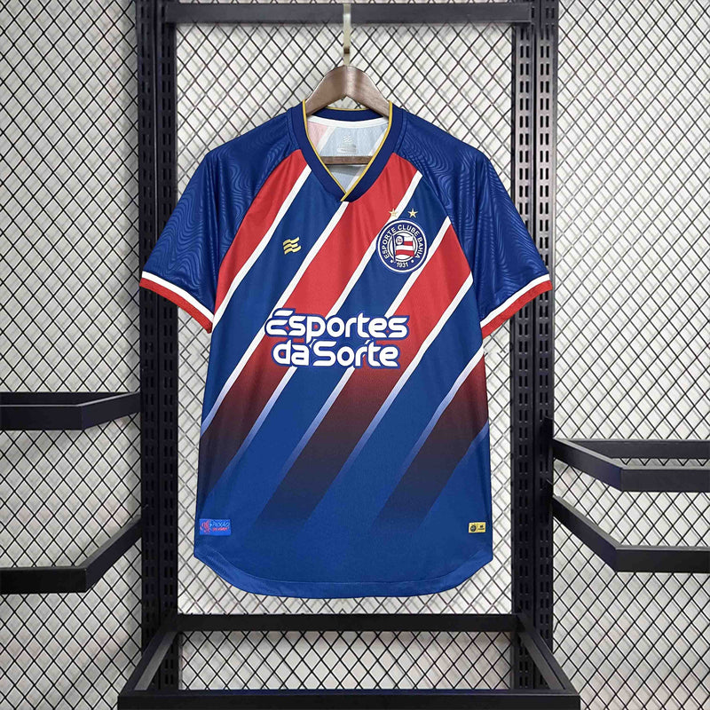 CAMISA DO BAHIA 24/25 AZUL E VERMELHO