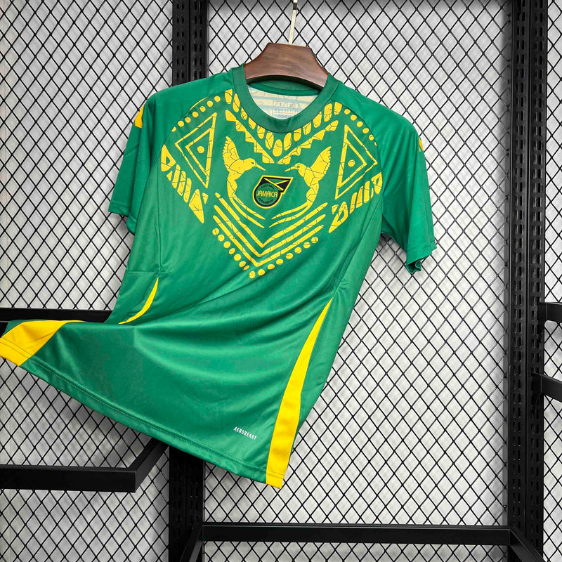 CAMISA DA SELEÇÃO DA JAMAYCA 25/26 VERDE TREINO