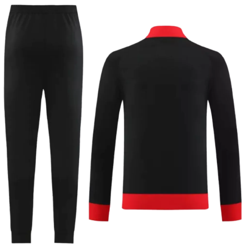 Agasalho de Viagem Milan - Masculino - Preto e Vermelho